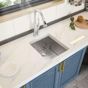 img 3 attached to GhomeG 14X18 Undermount Stainless Steel Bar Sink - Perfect For Small Kitchens And Entertainment Areas