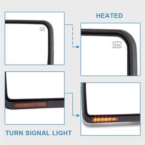 img 1 attached to 🔌 ECCPP Power Heated Turn Signal Puddle Lamp Passenger Side Mirror Replacement - 07-14 Ford F-150 Pickup