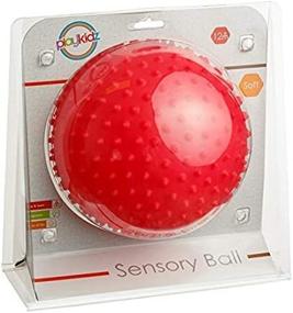 img 2 attached to Playkidz Sensory Ball - мягкий и прочный 6-дюймовый мяч для младенцев и малышей