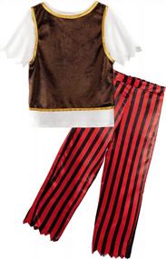 img 3 attached to ReliBeauty Boys Pirate Costume: Perfect For Kids Role Play & Adventure!