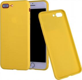 img 2 attached to Чехол для iPhone 8 Plus/7 Plus, Wisdompro 5 Pack Красочный мягкий гель TPU Slim Fit Защитный чехол для Apple IPhone 7 Plus и 8 Plus (зеленый, голубой, розовый, желтый, красный)