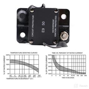 img 2 attached to ⚡️ T Tocas T1 Type Auto Reset Waterproof Circuit Breakers 50A 32VDC - No Switch Button