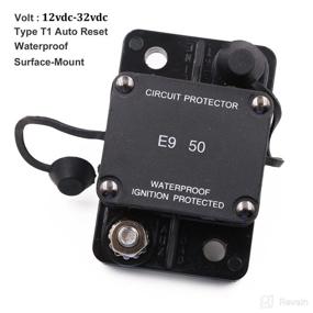 img 3 attached to ⚡️ T Tocas T1 Type Auto Reset Waterproof Circuit Breakers 50A 32VDC - No Switch Button