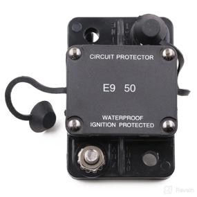 img 4 attached to ⚡️ T Tocas T1 Type Auto Reset Waterproof Circuit Breakers 50A 32VDC - No Switch Button