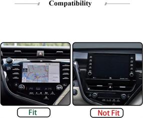 img 3 attached to 🌟 TopDall Bling Climate Control Multimedia Screen Knob Button Crystal Shiny Accessory Interior for Toyota Camry - Enhanced SEO