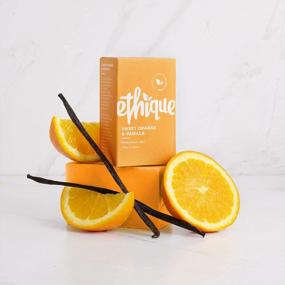 img 3 attached to Ethique Uplifting Sweet Orange & Vanilla Soap Bar - Body Wash For All Skin Types - Plastic-Free, Vegan, Cruelty-Free, Eco-Friendly, 4.23 Oz (Pack Of 1)