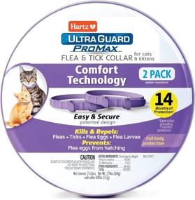 img 4 attached to 🐱 Purple Hartz UltraGuard ProMax Flea & Tick Collar for Cats & Kittens - Soft & Comfortable 2 Collars, Effective Flea & Tick Prevention