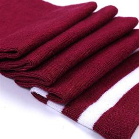 img 3 attached to 5 Pairs Women Knee Highs Socks - Over Knee, Thigh Boot Stockings For Girl Cosplay & Daily Wear