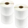 300 officesmartlabels per roll - 2" x 3.5" non adhesive business & appointment cards (4 rolls) compatible with 30374 logo