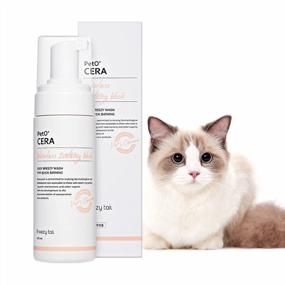 img 4 attached to Breezytail PetO'Cera Body Wash For Dogs - All-In-One Shampoo Microbubble Shampoo With Ceramide Skin & Coat Conditioner (Rosemary, PetO'Cera Waterless Shampoo For Cats)