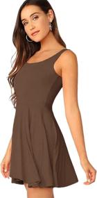 img 1 attached to Romwe Womens Sleeveless Zipper Bodycon Women's Clothing : Dresses