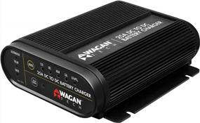 img 4 attached to Wagan EL7410 12V 25A DC To DC Battery Charger With Solar Input MPPT Controller For SLA, Flooded, Gel, AGM, Calcium And Lithium, Using Multi-Stage Charging In RVs, Vehicles, Boats And Yachts