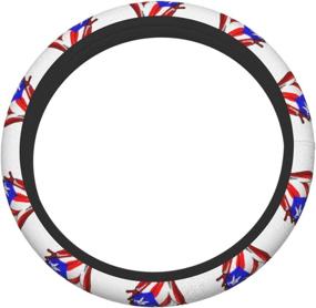 img 3 attached to Coqui Puerto Rican Flag Steering Wheel Cover