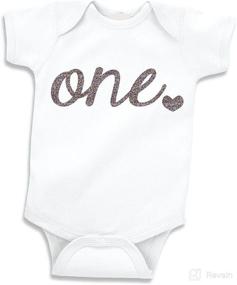 img 4 attached to 👶 Cute Baby Girl First Birthday Outfit: Adorable Girls One Year Old Birthday Shirt