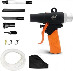 img 4 attached to Air Duster Gun,WP WORKPAD Blow/Suction Dual-Purpose Dust Blowing Gun Pneumatic Cleaning Tool With Different Nozzle Attachments