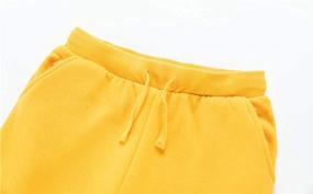 img 2 attached to UNACOO Fleece Sweatpants Casual Active Girls' Clothing : Pants & Capris