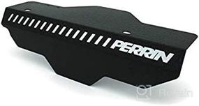 img 4 attached to Stylish & Functional PERRIN Pulley Cover 🔧 for Subaru WRX 2002-14 or STI 2004-2019 (BLACK)