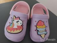 img 1 attached to 🦄 Lightweight Shockproof Non Slip Unicorn Slippers for Boys - Perfect Clogs & Mules Shoes review by Jonathan Partridge