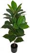 besamenature faux tropical rubber tree plant - perfect for office or home decoration! logo