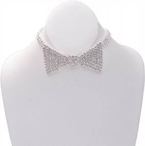 img 2 attached to Spinningdaisy Bowtie Ribbon Choker: Trendy Neckwear For Women And Fashion-Forward Men