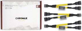 img 2 attached to Noctua NA-SYC1 Chromax Yellow 4-Pin Y-Cables - High Performance Cabling For Your System!