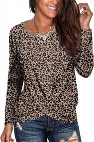 img 1 attached to Flowy Tunic Tops For Women: Loose And Casual Plus Size Maternity Shirts With Round Neckline (XXL)