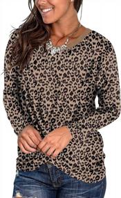 img 3 attached to Flowy Tunic Tops For Women: Loose And Casual Plus Size Maternity Shirts With Round Neckline (XXL)