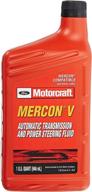 🔧 genuine ford xt-5-qm mercon-v 1 quart fluid: ideal for automatic transmission & power steering logo