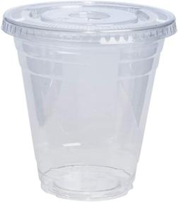 img 3 attached to 100 Sets Plastic Cups Flat Household Supplies