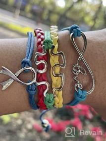 img 3 attached to Infinity Collection Autism Bracelet: Promote Autism Awareness with Stylish Jewelry