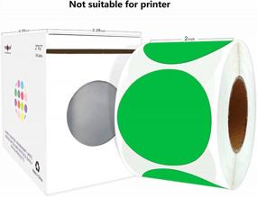 img 3 attached to Efficient Inventory & Sales Management With PARLAIM 2 Color-Code Circle Dot Labels - 500 Green Stickers In A Dispenser Box
