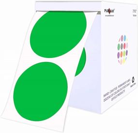 img 4 attached to Efficient Inventory & Sales Management With PARLAIM 2 Color-Code Circle Dot Labels - 500 Green Stickers In A Dispenser Box