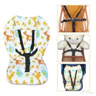 🪑 high chair cushion and straps with liner pad cover mat and 5 point harness set logo