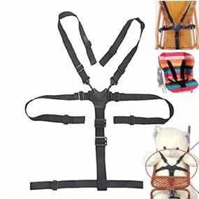 img 2 attached to 🪑 High Chair Cushion and Straps with Liner Pad Cover Mat and 5 Point Harness Set