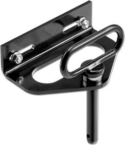 img 4 attached to 🚜 CZC AUTO Zero Turn Mower Trailer Hitch &amp; Magnetic Hitch Kit: Easy Hook On &amp; Off, Secure Attachment Towing Pack, Black
