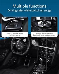 img 2 attached to 🚗 Airdual Car Bluetooth 5.0 aptX-HD Adapter for 30-pin iPod iPhone Music Interface with Audi, VW, Porsche, Mercedes, BMW, Land Rover Compatibility (AMI iPod iPhone Cable NOT Included)