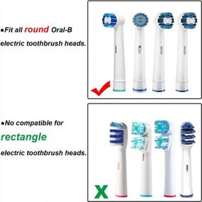 img 2 attached to 10 PCS Electric Toothbrush Replacement Heads Cover For Oral-B, Travel & Home Brush Protection