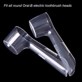 img 1 attached to 10 PCS Electric Toothbrush Replacement Heads Cover For Oral-B, Travel & Home Brush Protection