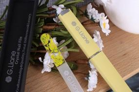 img 2 attached to Get Salon-Quality Nails At Home With G.Liane'S Safe And Gentle Glass Nail File In Rose Yellow
