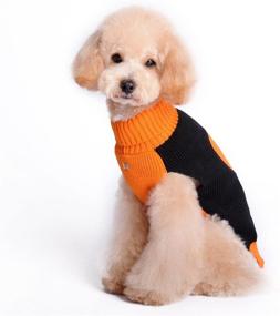 img 3 attached to 🎃 Halloween Pet Clothes: HAPEE Dog Sweaters for Dog/Cat