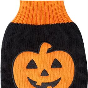 img 1 attached to 🎃 Halloween Pet Clothes: HAPEE Dog Sweaters for Dog/Cat