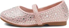 img 1 attached to DREAM PAIRS MUY Shine INF Rhinestone Studded Girls' Shoes ~ Flats