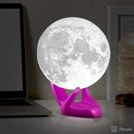 🌙 16tuyoutu 16 colors moon lamp: a stunning galaxy-themed night light for kids - perfect bedroom gift for boys and girls on birthdays & christmas! логотип