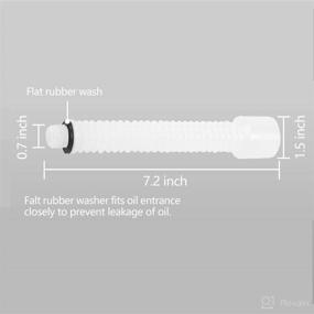 img 3 attached to Convenient Oil Change Funnel for Atima Portable Inverter Generator & Compatible Models - Mess-Free Solution for WEN, Yamaha, Westinghouse, Generac, and Rainier Generators