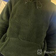 img 1 attached to Stay Warm And Cozy This Winter With PEGENO Men'S Fuzzy Sherpa Hoodie Pullover Sweatshirt review by Brandon Wong
