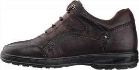 img 2 attached to CALTO Мужская невидимая увеличивающая рост обувь - кожаные легкие повседневные ходунки на шнуровке - выше 2,8 дюйма