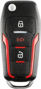 img 4 attached to 🔑 Convenient Flip Key Fob for Ford Lincoln Mercury | CWTWB1U345 Remote Entry