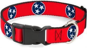 img 3 attached to Buckle Down Plastic Clip Collar Tennessee Cats