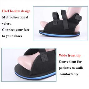 img 1 attached to Adjustable Lightweight Post-Op Shoe For Foot Injuries And Surgeries: Broken Toe, Bunion, Hammertoe, And More