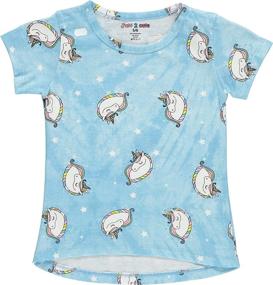 img 1 attached to 👧 Cute Verbage Printed Cotton Girls' Clothing for Active Fun!